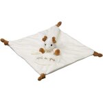 Shiba - - caoutchouc doudou avec attache sucette, blanc et beige[1297]