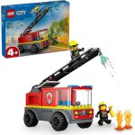Shiba - city camion de pompiers avec echelle - jeu de construction pour garons et filles ds 4 ans - ...