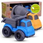 Shiba - coffret petite voiture enfant, 2 petites voitures jouets mini cars, camion plastique biologique, ...