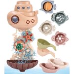 Shiba - jouet bain bb 1 an, 9pcs jouets de bain, jeux de bain pour bebe enfant 1 2 3 ans, avec mignons ...