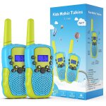 Shiba - jouet garcon 3 - 12 ans, talkies walkies enfants radio a 2 voies avec 8 canaux, lampe de poche ...