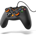 Shiba - key - manette de jeu filaire, entrée x et entrée directe, joystick et gâchettes analogiques, ... Shiba - key - manette de jeu filaire, entrée x et entrée directe, joystick et gâchettes analogiques, ...