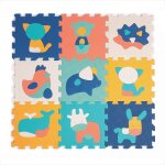 Shiba - ludi - tapis dalles animaux - puzzle gant - 9 dalles en mousse - ds 10 mois - eveil bb - ...
