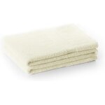 Shiba - serviette de bain 50x100 cm coton absorbant ecru ivoire marina[495]
