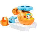 Shiba - tomy e73305c jouet de bain hlicoptre de secours tourne dans l'eau - jouet flottant avec pilote ...