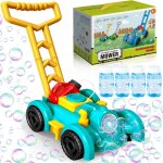 Shiba - tondeuse a bulles enfant, machine a bulles automatique, pousse tondeuse bulle pour jeux exterieur ...