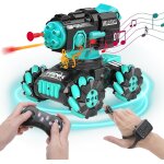 Shiba - zootop voiture tlcommande 2. 4ghz gesture rc tank car 4wd 360 rotatif drifting rc stunt tank ...
