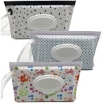 Shiliu - lot de 3 distributeurs portables de pochette pour lingettes humides, porte - couches réutilisables ... Shiliu - lot de 3 distributeurs portables de pochette pour lingettes humides, porte - couches réutilisables ...