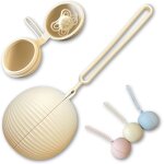 Shiliu - boite a tetine bebe beige accessoire porte sucette silicone qualit alimentaire attache sac ...