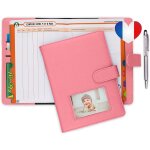 Shiliu - protege carnet de sante bebe enfant personnalise pour fille avec stylo couverture carnet pochette ...