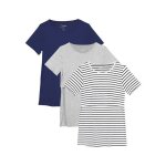 T - shirts d�allaitement sosolism lot de 3, manches courtes et�, double couche avant pour allaiter, ...