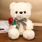 T - shirt rose ours en peluche poupe cadeau de saint - valentin pour filles peluche ours poupe ours ...