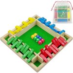 Shut the box jeu de soci�t� en bois, classique - jeu de d�s - jeu de rassemblement de la famille jouet ...