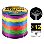 Siechi fort 300m - 1000m 12 brins tisse pe tressé ligne de pêche multifilament 12 tresse fil 33 - 150lb ... Siechi fort 300m - 1000m 12 brins tisse pe tressé ligne de pêche multifilament 12 tresse fil 33 - 150lb ...