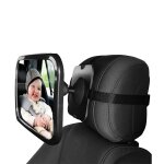 Siege arriere de voiture reglable pour enfant, support pour appui - tete, miroir de securite pour bebe, ...