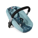 Si�ge auto pour poup�e avec adaptateur - etoile turquoise