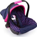 Si�ge auto poup�e easy go, harnais s�curis�, poign�e ergonomique, couleur bleu / rose, d�s 3 ans.