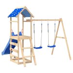 Sièges de balançoire avec pierres d'escalade 2 pcs bleu pe Sièges de balançoire avec pierres d'escalade 2 pcs bleu pe