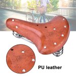 Sige en cuir pu pour vlo de route et de montagne, coussin d'assise confortable pour cyclisme