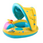 Siège d'été gonflable pour enfants, bateau de natation pour bébé, pare soleil, volant, jouets flottants ... Siège d'été gonflable pour enfants, bateau de natation pour bébé, pare soleil, volant, jouets flottants ...