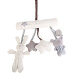 Si�ge de s�curit� suspendu au lit pour b�b�, jouet en peluche, cloche � main, multifonction, poussette, ...