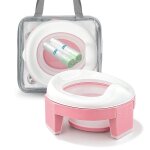 Siège de toilette pliable portable pour bébé, pot de voyage pour enfants, couvercle de siège de toilette ... Siège de toilette pliable portable pour bébé, pot de voyage pour enfants, couvercle de siège de toilette ...