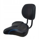 Sige de vlo avec dossier siges d'exercice pour tricycle bleu