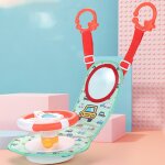 Sige de voiture pour bb, jouets avec rtroviseur, volant avec lumires musicales et sons de conduite ...