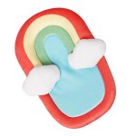 Sige de voiture en coton arc - en - ciel pour bb, doublure de poussette, coussin de scurit pour ...