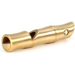 Sifflet de survie d'urgence en laiton fait a la main en laiton et bambou pour extérieur, randonnée, camping, ... Sifflet de survie d'urgence en laiton fait a la main en laiton et bambou pour extérieur, randonnée, camping, ...