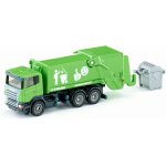 Siku 1890, camion  ordures, 1:87, mtal / plastique, orange, dispositif de collecte basculant, grande ...