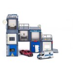 Siku 5510 polizeistation kunststoff multicolor light sound inkl 2 fahrzeugen und zubeh r vielseitig aufbaubar ...
