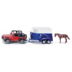 Siku jeep avec remorque � chevaux