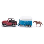 Sikusuper jeep avec remorque a chevaux