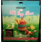 Silikomart 194922 moule  ptisserie avec oeufs de pque en 3d marron silicone 305 x 305 x 15 mm