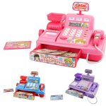 Simulation de caisse enregistreuse de march multifonctionnelle avec musique lgre, jouet pour enfants ...