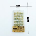 Simulation de grappes de fleurs a faire soi - mme, 28 pices, echelle 1:35 / 1:48 / 1:72 / 1:87, tableau ...