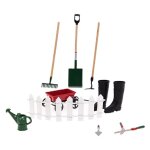 Simulation de maison de poup�e 1:12, outils de jardin, accessoires de maison de poup�e, cadeaux pour ...