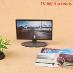 Simulation de meubles miniatures, maison de poup�e, d�coration de salon, t�l�vision, cadeau pour enfant ...