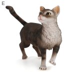 Simulation de mini chat mod�le animal, accessoire de d�coration de la maison, statue de jouet pour enfants, ...