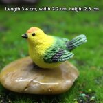 Simulation d'oiseaux et de nids, ornement en r�sine, faux bonsa� de jardinage, accessoires de d�coration ...