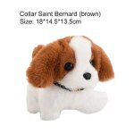 Simulation raliste en peluche chien intelligent enfants jouet peut marcher et appeler robot en peluche ...