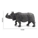 Simulation de rhinoc�ros animaux sauvages, d�coration de la maison, jouet educatif pour enfant, apprentissage ...