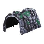 Simulation de scne de grotte en plastique, tunnel de train, accessoires de bricolage, scne de table ...