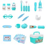 Simulation son et lumi�re stethoscope kit medical play house toy set avec docteur uniforme education ...