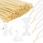 Sjzg - lot de 100 ballons longs transparents pour modlisme - pour mariage, bachlorette, fte d'anniversaire, ...