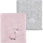 Sjzg - lot de 2 couvertures mignonnes 75 cm x 100 cm pour bébé - douillettes et chaudes - pour nourrissons ... Sjzg - lot de 2 couvertures mignonnes 75 cm x 100 cm pour bébé - douillettes et chaudes - pour nourrissons ...
