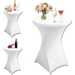 Sjzg - lot de 2 nappes extensibles pour table mange - debout - 80 x 110 cm - nappe elastique pour comptoir ...