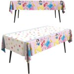 Sjzg - lot de 2 nappes de fête d'anniversaire princesse, 137, 2 x 182, 9 cm, pour garçons et filles, ... Sjzg - lot de 2 nappes de fête d'anniversaire princesse, 137, 2 x 182, 9 cm, pour garçons et filles, ...
