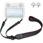 Sjzg - 2023 sangle de cou pour dji rc / dji rc 2 / dji rc pro, lanire noire, vis en forme de couronne, ...